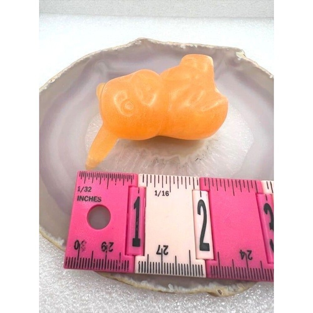 Genuine Honey Calcite Pikachu Carving - Picture 5 of 6